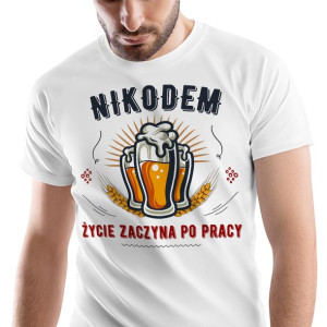 T-Shirt Męski Dla Nikodema Koszulka L Prezent