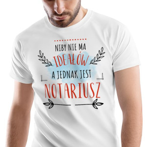 T-Shirt Męski Dla Notariusza Koszulka XXL Prezent
