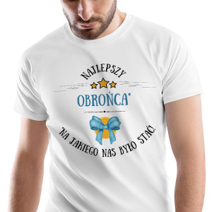 T-Shirt Męski Dla Obrońcy Koszulka S Prezent