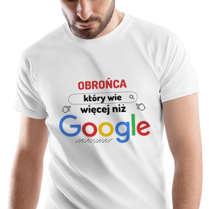T-Shirt Męski Dla Obrońcy Koszulka S Prezent