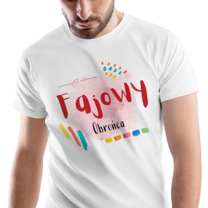 T-Shirt Męski Dla Obrońcy Koszulka XL Prezent