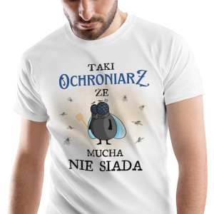 T-Shirt Męski Dla Ochroniarza Koszulka XXL Prezent