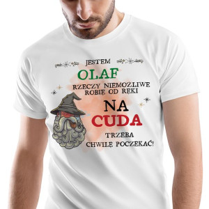 T-Shirt Męski Dla Olafa Koszulka M Prezent