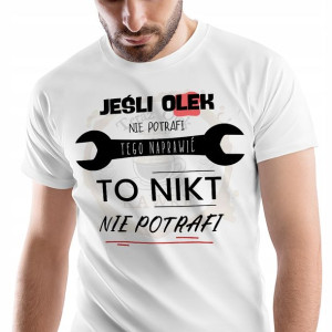 T-Shirt Męski Dla Olka Koszulka L Prezent