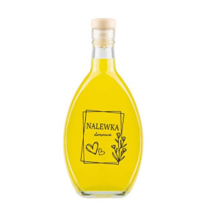 Butelka Elipsa Z Nadrukiem Nalewka Domowa 500ml + Korek
