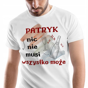 T-Shirt Męski Dla Patryka Koszulka L Prezent
