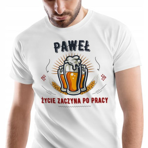T-Shirt Męski Dla Pawła Koszulka XL Prezent