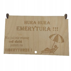 emerytura, pudelko z okazji przejścia na emeryturę