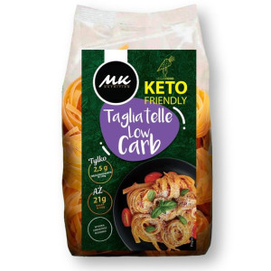 KETO Makaron białkowy Tagliatelle|95% mniej węgli