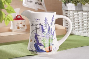 Dzbanek ceramiczny 850ml lawenda