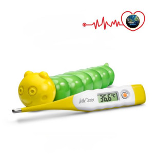 Termometr Little Doctor LD302 elektroniczny i futerał gąsienica