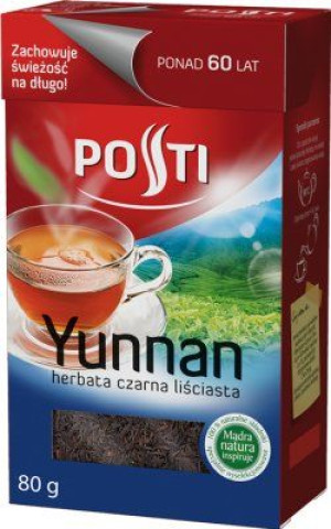 Pakiet 6szt Posti Herbata Yunnan Liśćiasta 80g