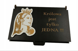Prezent 18 urodziny Pudełko na pieniądze ,czarne