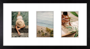 Galeria Ramka Na 3 Zdjęcia 10x15 Foto Rama Czarna
