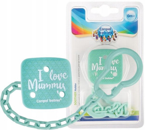 Canpol Zawieszka Łańcuszek Do Smoczka I Love Mummy