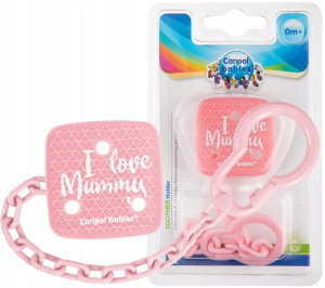 Canpol Zawieszka Łańcuszek Do Smoczka I Love Mummy