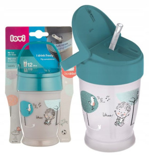 Lovi Bidon Kubek Ze Słomką Uchwytem Zamykany 250ml