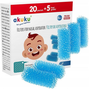 Akuku Filtry Wymienne Do Aspiratora A0036 - 25 Szt
