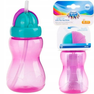 Canpol Sportowy Bidon Kubek Ze Słomką 270ml