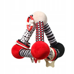 Kontrastowa zabawka edukacyjna TINY YOGA PIRAMIDA