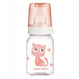 Canpol Lekka Wąska Butelka 120ml Cute Animals 0m+