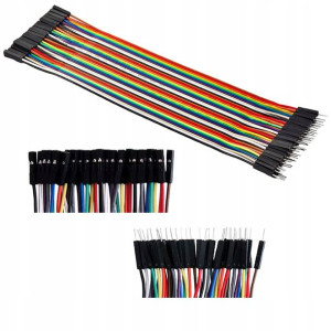 40x20cm Przewody zworki GPIO Arduino Męsko-Żeńskie