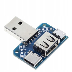 Moduł Konwerter interfejsów USB-A USB-C USB-MINI