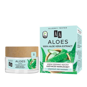 AA Aloes Aloe Vera Extract krem dzienno-nocny odżywczo-nawilżający 50ml