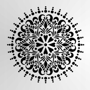Szablon malarski, szablony malarskie, Mandala