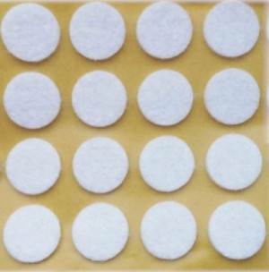 Podkładki Filcowe Pod Meble Krzesła Białe Fi 22mm