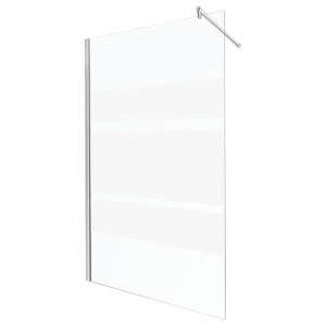 KERRA ZETA 100 ML ścianka prysznicowa typu Walk-In mleczne pasy 100x200cm
