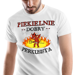 T-Shirt Męski Dla Perkusisty Koszulka L Prezent