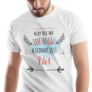 T-Shirt Męski Dla Pilota Koszulka M Prezent