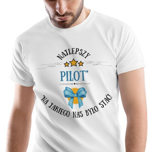T-Shirt Męski Dla Pilota Koszulka M Prezent