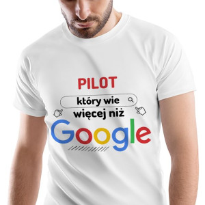 T-Shirt Męski Dla Pilota Koszulka XXL Prezent