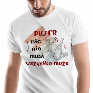 T-Shirt Męski Dla Piotra Koszulka XXL Prezent