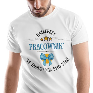 T-Shirt Męski Dla Pracownika Koszulka M Prezent