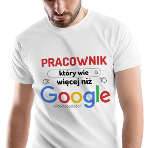 T-Shirt Męski Dla Pracownika Koszulka M Prezent