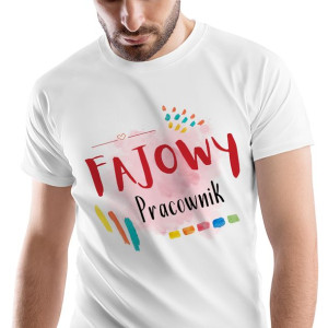 T-Shirt Męski Dla Pracownika Koszulka S Prezent
