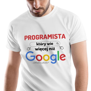 T-Shirt Męski dla Programisty na Urodziny M