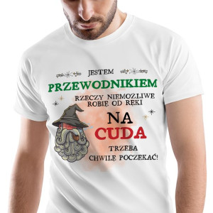 T-Shirt Męski Dla Przewodnika Koszulka XL Prezent
