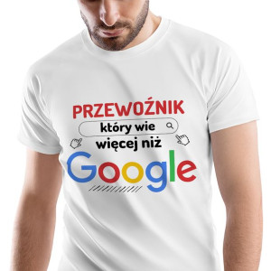 T-Shirt Męski Dla Przewoźnika Koszulka XXL Prezent