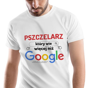 T-Shirt Męski Dla Pszczelarza na Urodziny XL