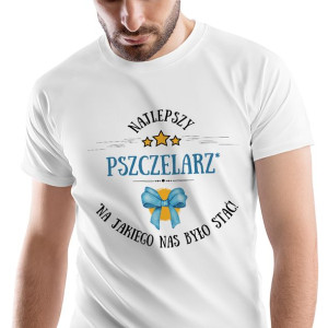 T-Shirt Męski Dla Pszczelarza Urodziny L Prezent