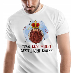 T-Shirt Męski Dla Roberta Koszulka M Prezent