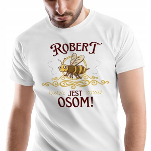 T-Shirt Męski Dla Roberta Koszulka S Prezent