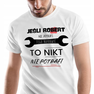 T-Shirt Męski Dla Roberta Koszulka XXL Prezent