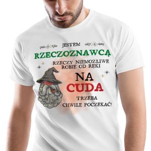 T-Shirt Męski Dla Rzeczozwcy Koszulka L Prezent