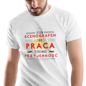T-Shirt Męski Dla Scenografa Koszulka L Prezent
