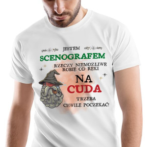 T-Shirt Męski Dla Scenografa Koszulka S Prezent
